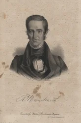 R. Penn Smith, lito de JT Bowen para &39;Burton&39;s Gentlemen&39;s Magazine&39;, 1838